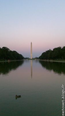 Le Washington Monument à la tombée de la nuit : magique!