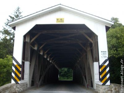 Un des nombreux "covered bridges" de la région